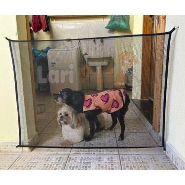 Imagem de Cerca Tela para Cachorros Cães Pet Divisoria de Ambientes para Portas 