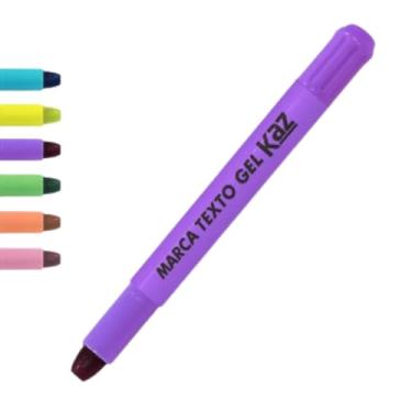 Imagem de Marca texto em gel para biblia com 6 cores em tons neon