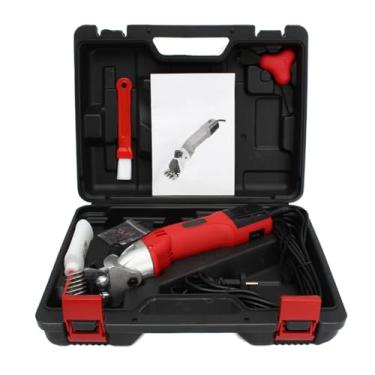 Imagem de HYZHANHONG Tesoura elétrica profissional para ovelhas, tosquiadeira de 900 W para tosa de animais, ovelhas, cabras e muito mais corte de pelo de gado de fazenda 6 velocidades