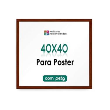 Imagem de Moldura 40x40 para Quebra Cabeça Puzzle Imagem Arte Foto com Proteção Petg (Chão de Barro)