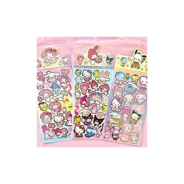 Imagem de Cartela de adesivos sanrio - no-brand