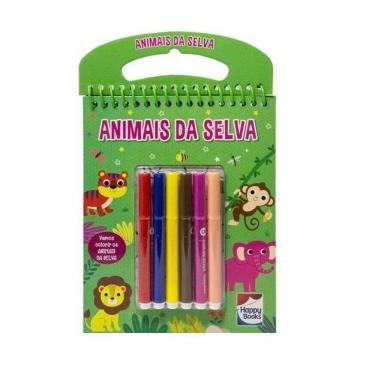Imagem de Colorindo Por Números: Animais Da Selva