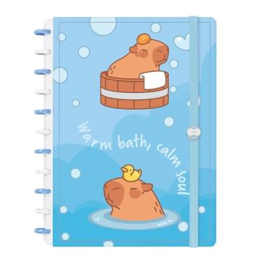 Imagem de Caderno de Disco Inteligente Iscool G Capivibes Spa Azul