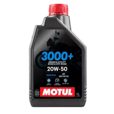 Imagem de Óleo Motor Motul 3000+ 4t 20w50 Jaso Ma2 Mineral 1L Honda Ate 2012 Ate 2015 Suzuki Ate 2015