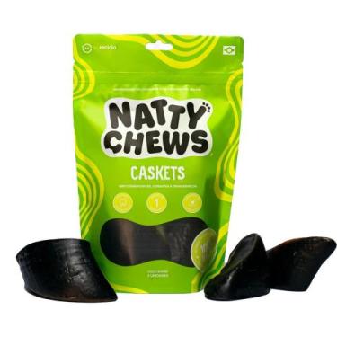 Imagem de Petisco Caskets Natty Chews Casco Bovino 3 Unidades