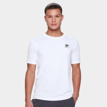 Imagem de Camiseta Fila Reflective Core Run Masculina, Branco, M