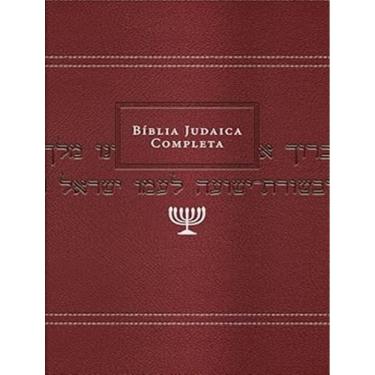 Imagem de Biblia Judaica Completa - Capa Vinho