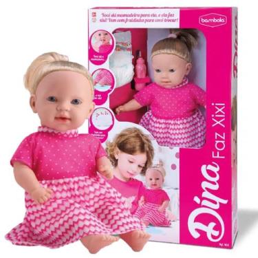 Imagem de Boneca Bebezão Menina Bebê Grande Dina Faz Xixi 403 Bambola