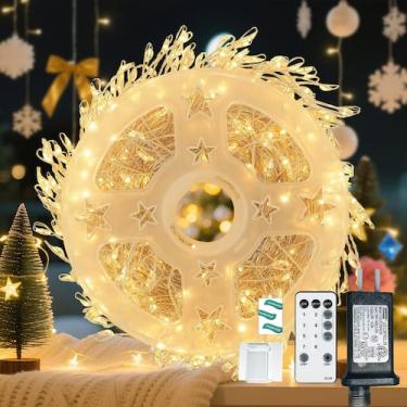 Imagem de Fairy Lights Dailyart 500 LED 13 m branco quente à prova d'água com co