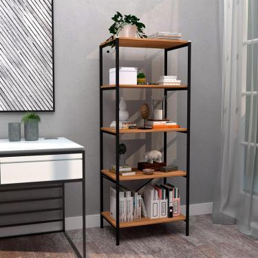 Imagem de Estante Multiuso Industrial Fama 5 Prateleiras Preto/Demolição G79 - Gran Belo