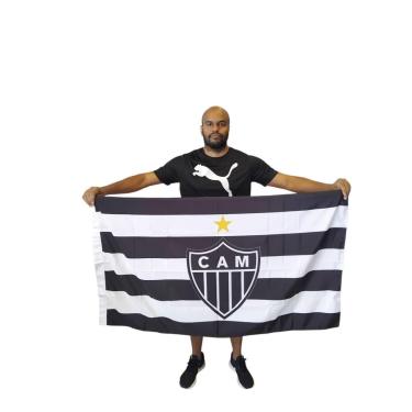 Imagem de Bandeira Atlético Mineiro Oficial Licenciada 1 Face 71 X1,28-Unissex