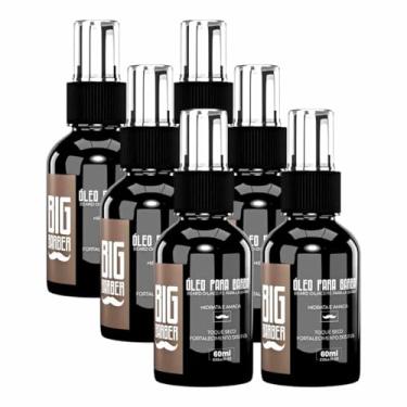 Imagem de Kit 6x Óleo Para Barba Hidratante 60ml Big Barber