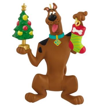 Imagem de Hallmark Keepsake Enfeite de Natal 2025, cachorro decorativo Scooby-Doo, presentes de desenho animado
