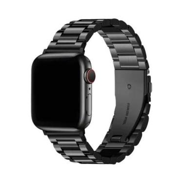 Imagem de Pulseira De Aço Inoxidável Para Apple Watch 45mm 49mm 41mm 40mm 44mm 4