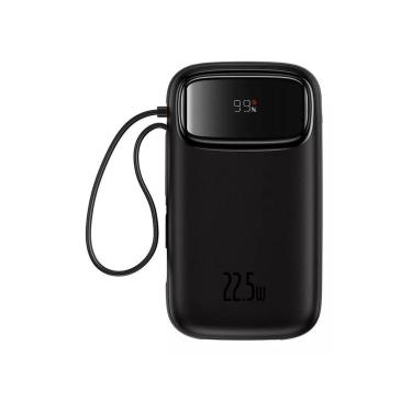Imagem de PowerBank Baseus Qpow2 20000mah 22.5w Display Digital Turbo - Preto-Unissex