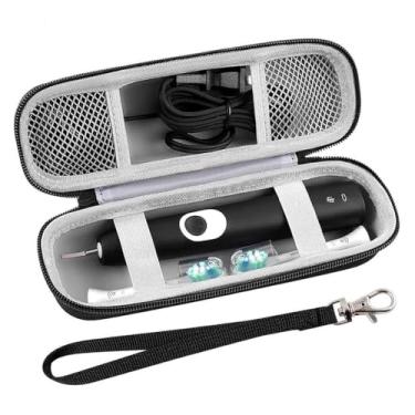 Imagem de Estojo de viagem para escova de dentes, bolsa protetora rígida portátil