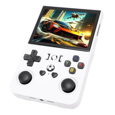 Imagem de Acouto Console de Jogos Portátil Com Tela IPS HD de 4 Polegadas, Mais de 18.000 Jogos e Cartão de Memória de 128 GB para Diversão Em retrô (128 GB)