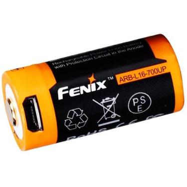 Imagem de Bateria Recarregavel Fenix ARB-L16-700UP 16340 700MAH 3.6V Micro-USB