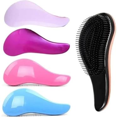 Imagem de Escova Mágica Anti-Quebra e Anti-Frizz – Pente Desembaraçante para Todos os Tipos de Cabelo, Cores Variadas
