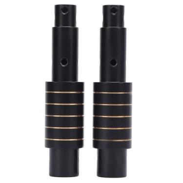 Imagem de XUXHOU Tubo do Eixo Traseiro Rc, 2 Peças de Bronze Controle Remoto Conjunto de Tubo do Eixo do Carro Maior Estabilidade Choque para Axial Scx10 Pro 1/10