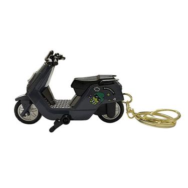 Imagem de Chaveiro, scooter elétrico, desenho animado, ciclomotor retrô, design de sapo