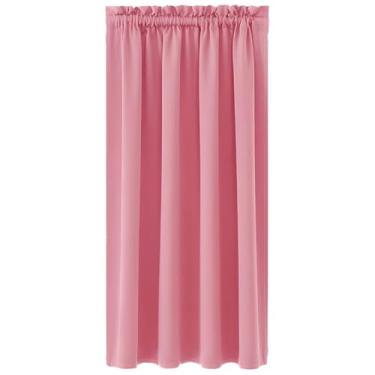 Imagem de Cortina blackout grossa para janelas curtas, cortina de privacidade isolada, 96 x 111 cm, ideal para quarto, cozinha, banheiro