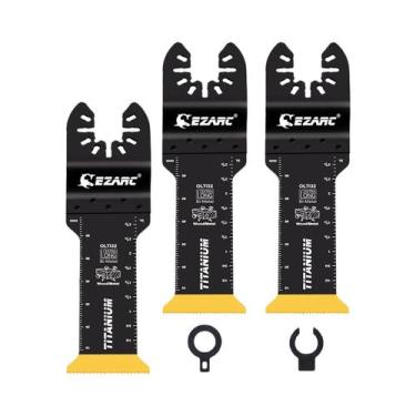 Imagem de Lâminas De Serra Oscilante De Titânio 3PCS Extra Longas Para Corte De 