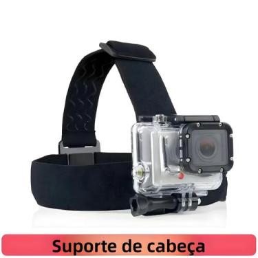 Imagem de Suporte De Cabeça Para GoPro Hero 13 12 11 10 9 8 7 6 5 AKASO SJCAM DJ
