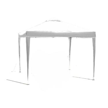 Imagem de Tenda Articulada Gazebo 3x3m Articulado Alumínio Praia Camping Com Bolsa(Branco)