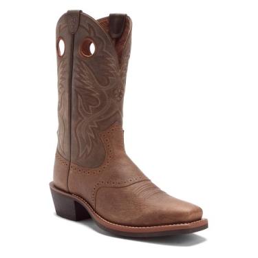 Imagem de ARIAT Bota masculina Heritage Roughstock Western, Marrom, 11.5 Narrow