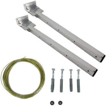 Imagem de Varal Estendedor De Roupa Parede Apartamento Em Alumínio