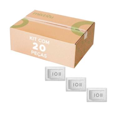 Imagem de 20X Mini Chave Gangorra 3 Posições 3 Pinos - Branco