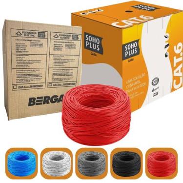 Imagem de Cabo De Rede 50m Furukawa Soho Plus Cat6 U/utp 24awg Vermelho