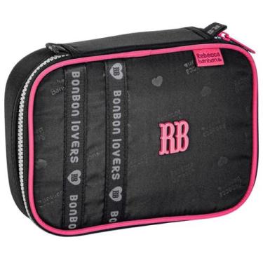 Imagem de Estojo escolar box para 36 lápis Urban Mix Rebecca Bonbon - preto