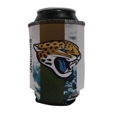 Imagem de Porta Latinhas Neoprene Jacksonville Jaguars Nfl Verde