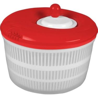 Imagem de Centrífuga GRANDE 4,5L Seca Salada - verduras - folhas (BRANCO)