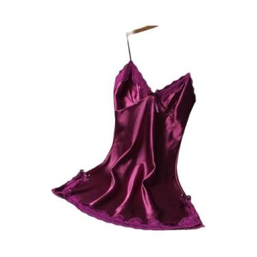 Imagem de Camisola Sexy De Renda Para Mulheres, Lingerie, Roupa De Dormir, Vesti