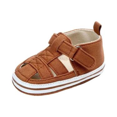 Imagem de Sapatos respiráveis para bebês, sapatos para caminhada de verão e prim