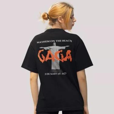 Imagem de Camiseta Lady Gaga No Rio Mayhem On The Beach Copacabana Rj - Dinka, M