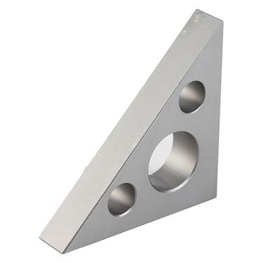 Imagem de Solinder Régua de ângulo Reto de Alumínio, Acabamento Fino, Escala Precisa, Grande Faixa Medição, Resistente e Leve, Adequada para Marcenaria, Feita Liga Alumínio, Medida 90/45