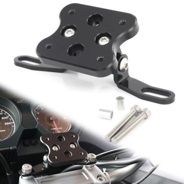 Imagem de REARACE Suporte universal GPS para navegação adequado para DR650 Tenere 700 Grom MSX125 CB1000R compatível com Garmin/Tomtom Mount (orifício AMPS)