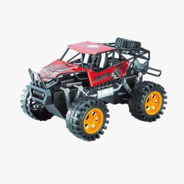 Imagem de Carrinho de trilha Mad Runner 1:32 Vermelho Polibrinq
