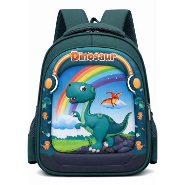 Imagem de Mochila Infantil Escolar Alto Relevo Pequena 3d Criança-Masculino