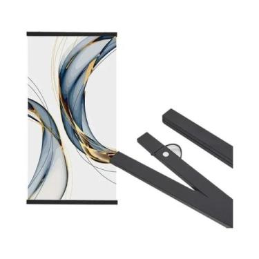 Imagem de Moldura Magnética De Madeira De Teak E Pinheiro 21-50CM Para Arte De P