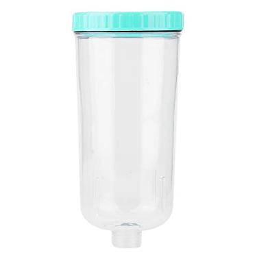 Imagem de CUOFYUNL 900ML Gaiola de plástico para animais de estimação Alimentador de água suspenso especial Suprimentos para garrafas de água para cães pequenos e gatos (Verde)