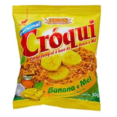 Imagem de Granola Croqui Banana E Mel 30G 03 Caixas De 50 Saches - Feinkost