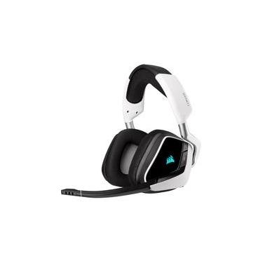 Imagem de Headset Gamer Corsair Void Elite Wireless, RGB, 7.1 Surround, Drivers 50mm, Branco - CA-9011202-NA