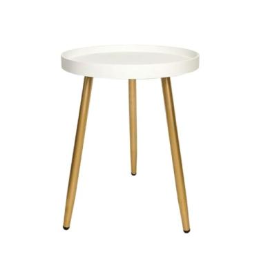 Imagem de Mesa central nórdica moderna simples pequena mesa de centro mesa lateral escritório varanda pequena mesa de chá sala de estar mesa de centro decorativa mesa de quarto