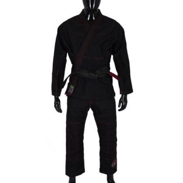 Imagem de Kimono MKS Jiu-Jitsu BJJ450, Preto, A2