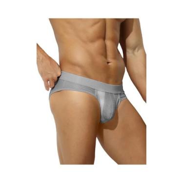 Imagem de Cuecas Masculinas De Malha Respirável Com Abertura Frontal E Bolso Sep